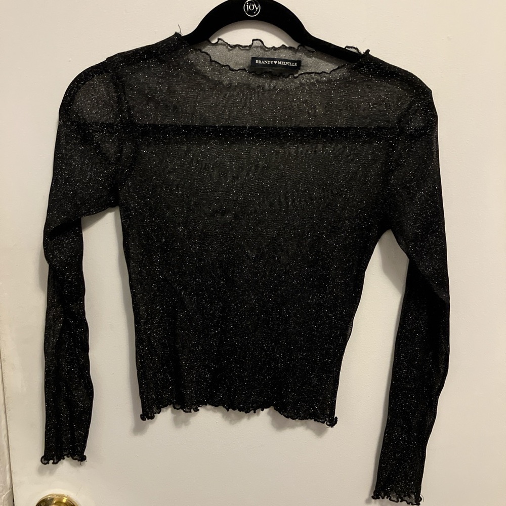 Sparkly Brandy Melville top